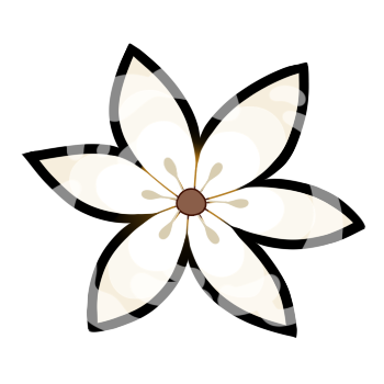 White Dye Flower