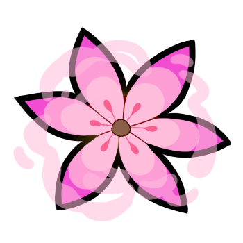 Pink Dye Flower